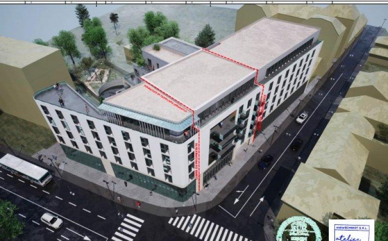 Un nou bloc cu 6 etaje va fi ridicat pe strada Paris, în apropiere de Parcul Feroviarilor din Cluj-Napoca