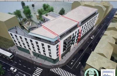 Un nou bloc cu 6 etaje va fi ridicat pe strada Paris, în apropiere de Parcul Feroviarilor din Cluj-Napoca