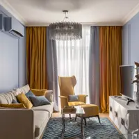 Expresivitate cromatica intr-un apartament de 55 metri patrati