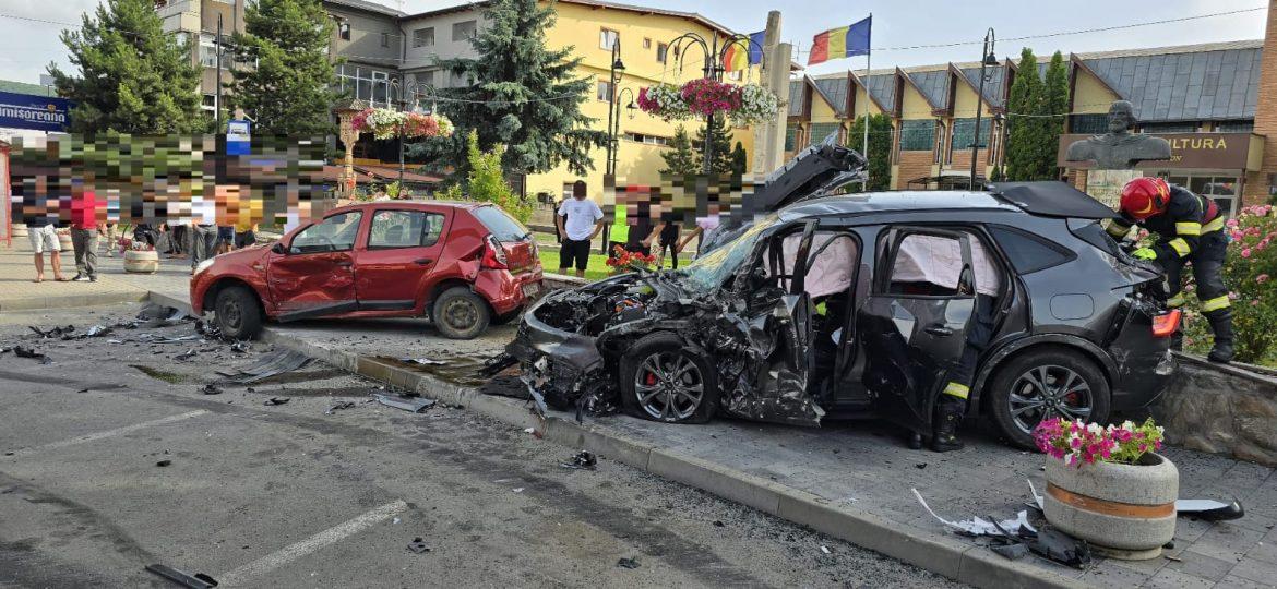 Accident rutier, duminică, în localitatea Gilău