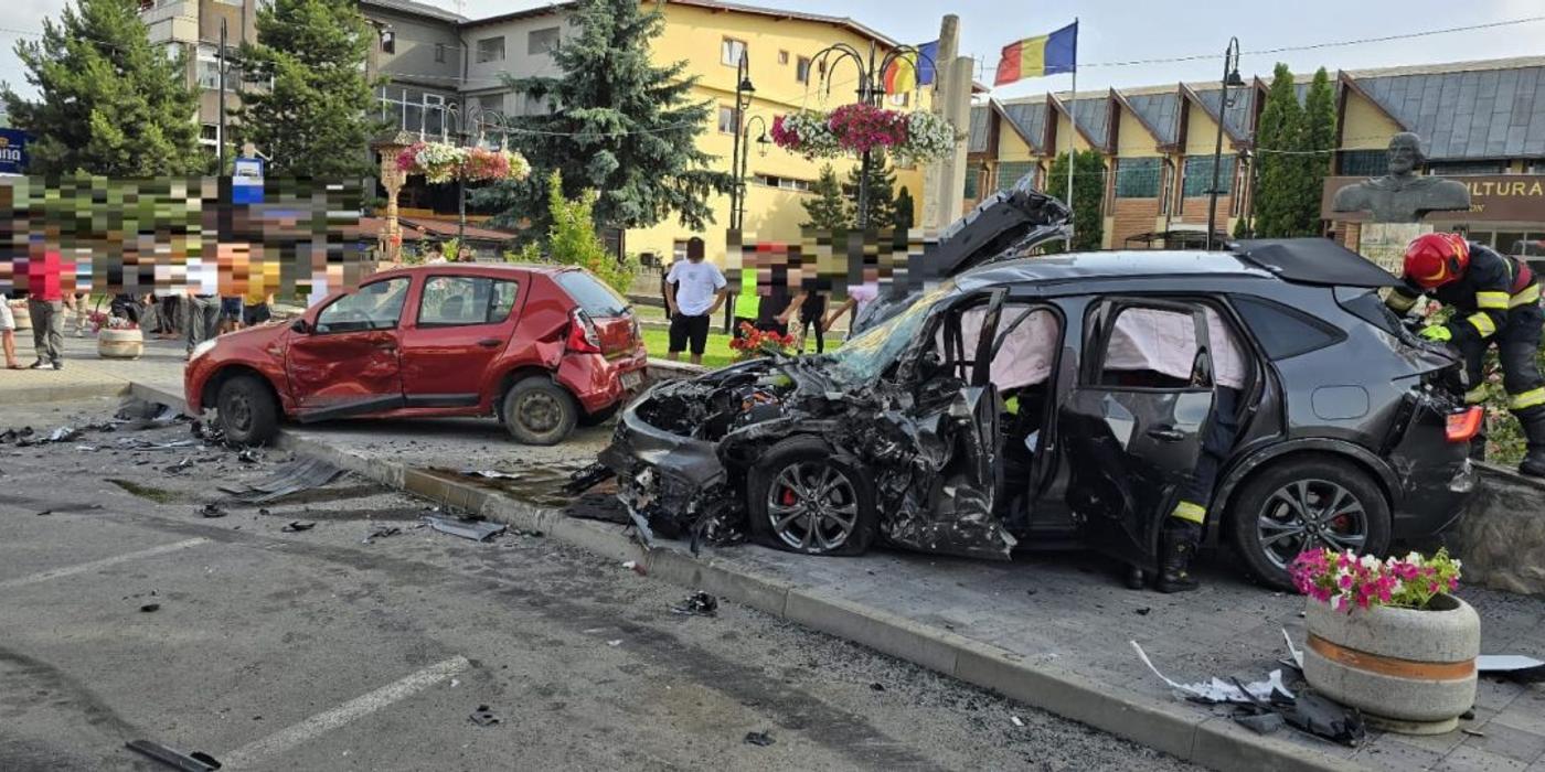 Accident rutier, duminică, în localitatea Gilău