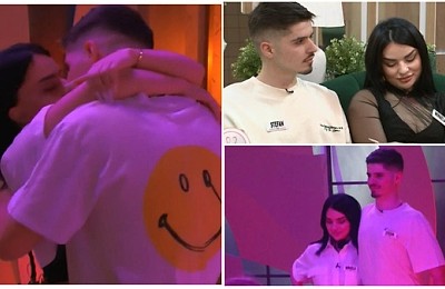 Mihaela și Ștefan formează primul cuplu din acest sezon. Cei doi s-au sărutat la petrecere