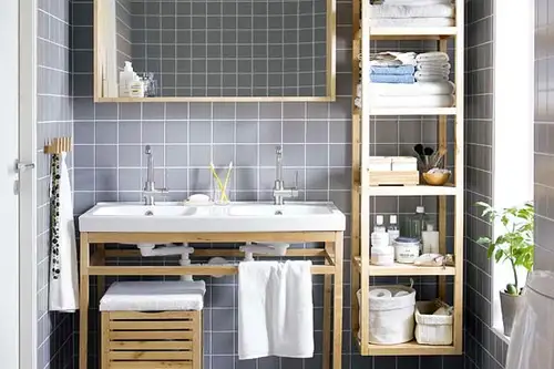 6 solutii de depozitare pentru baile mici