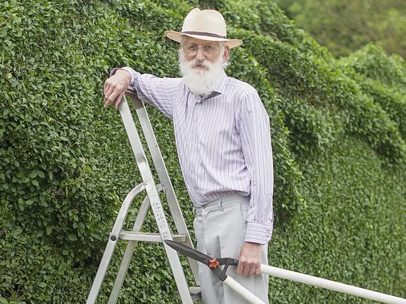 Ce creste acest batran din Anglia in gradina sa este uimitor!