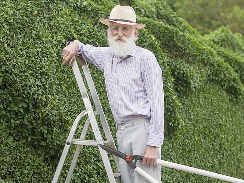 Ce creste acest batran din Anglia in gradina sa este uimitor!