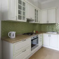 O amenajare de bucatarie inspirata de culorile naturii