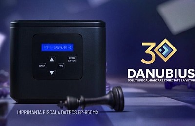 Danubius Exim lansează FP950MX – imprimanta fiscală inteligentă care digitalizează procesele comercianților precum raportarea către ANAF și marchează un nou capitol în retailul românesc