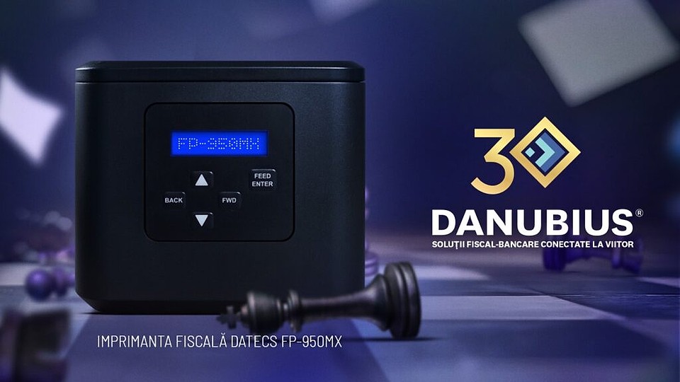 Danubius Exim lansează FP950MX – imprimanta fiscală inteligentă care digitalizează procesele comercianților precum raportarea către ANAF și marchează un nou capitol în retailul românesc