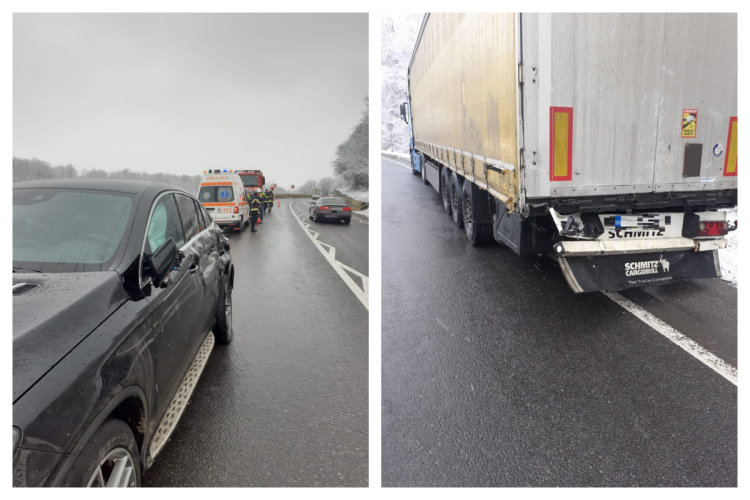 Accident rutier pe raza localității Poieni