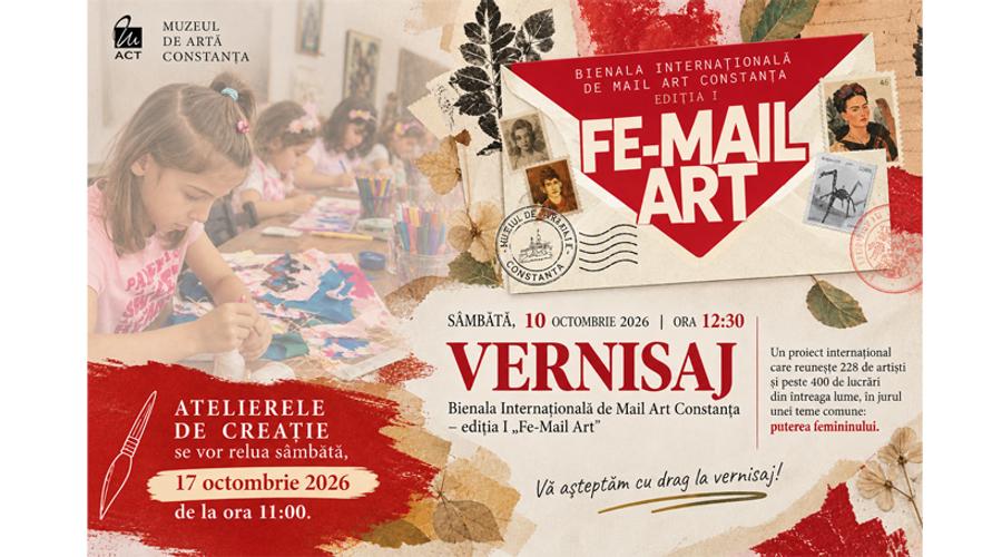 Marea întâlnire de sâmbătă de la Muzeul de Artă. Când scrisorile din toată lumea opresc timpul la Constanța