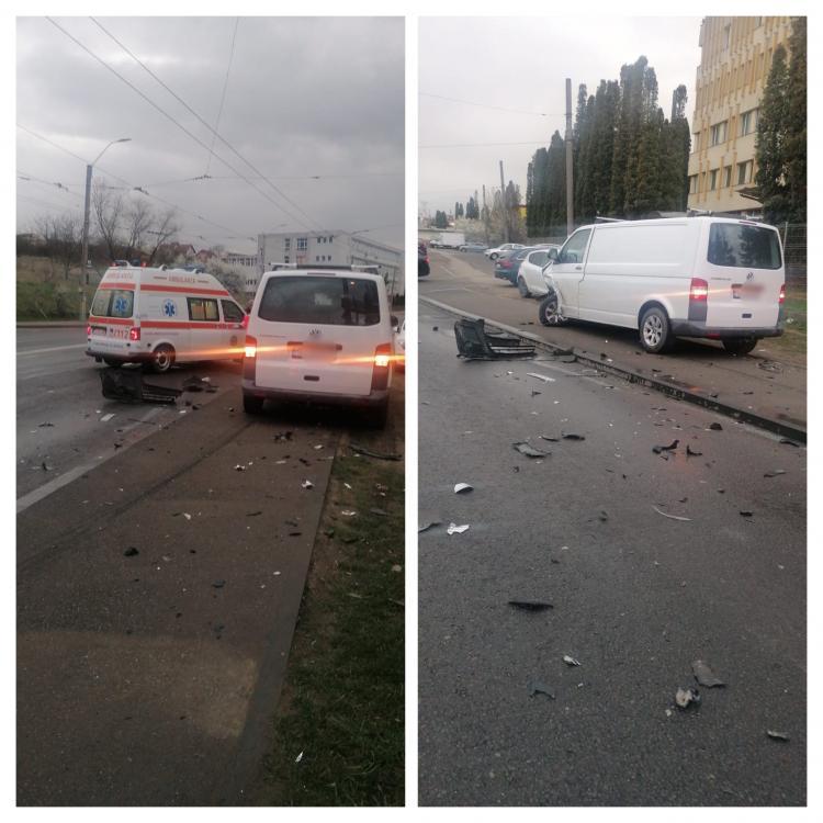 Accident pe Bulevardul Muncii din Cluj-Napoca