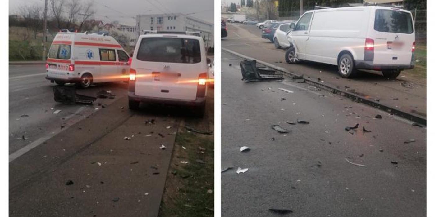 Accident pe Bulevardul Muncii din Cluj-Napoca