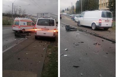 Accident pe Bulevardul Muncii din Cluj-Napoca