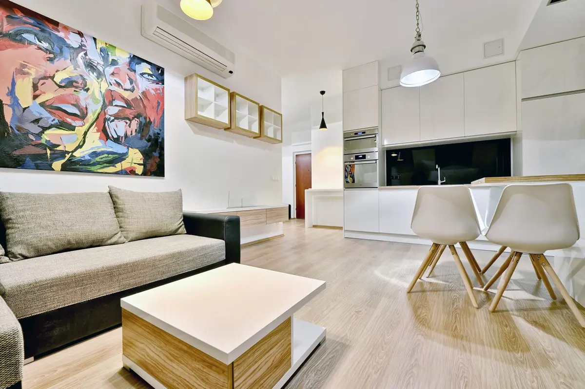 Apartament de 70 mp amenajat intr-o mansarda