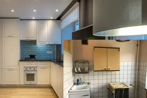 Transformare remarcabila pentru un apartament de 34 mp poze inainte si dupa