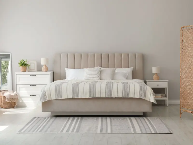 Dormitorul perfect: palete de culori care induc somnul și liniștea