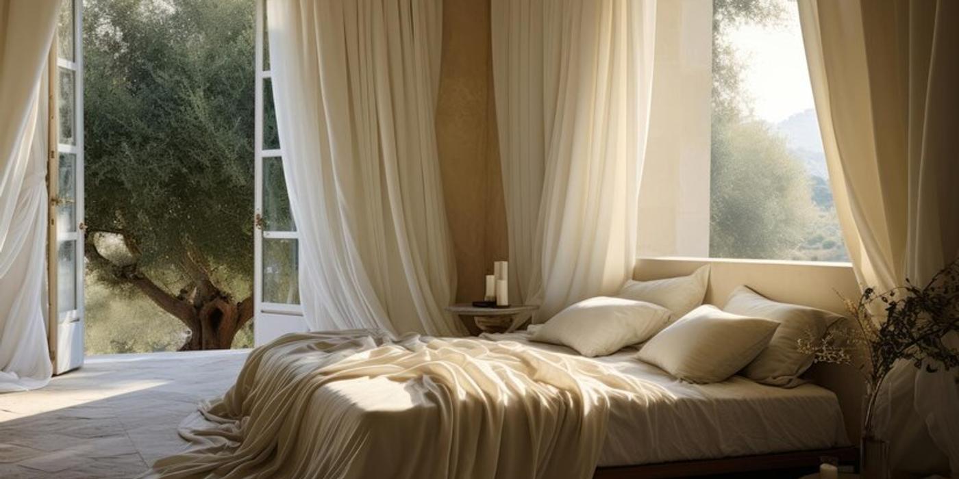 Mătasea în designul interior ecologic