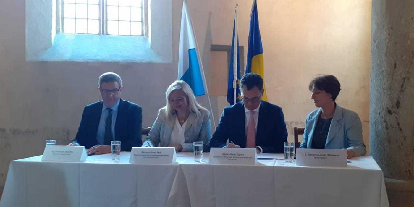 Ştefan Radu Oprea, la a 10-a Comisie mixtă guvernamentală România – Bavaria / S-a semnat un Protocol pentru dezvoltarea mai multor proiecte comune