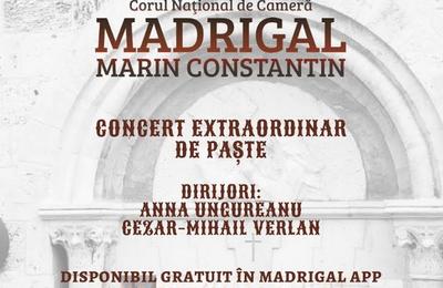 Corul Madrigal a pregătit un concert special de Paşte