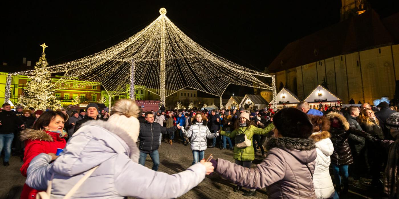 Târgul de Crăciun din Cluj-Napoca, o atracție pentru turiștii străini
