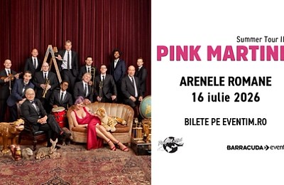 Pink Martini, într-o formulă specială cu Storm Large, concert-eveniment la Arenele Romane pe 16 iulie 2026