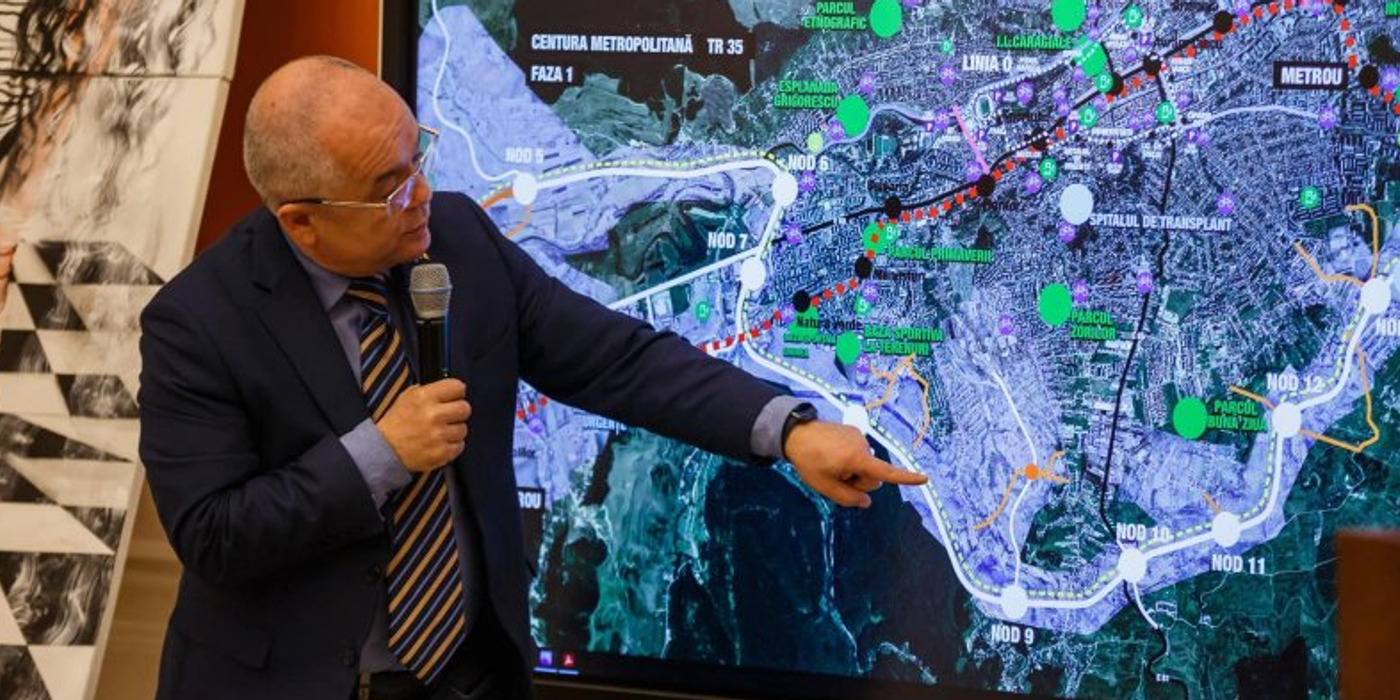 Tronsoanele centurii metropolitane au fost scoase la licitație, potrivit declarației primarului Emil Boc