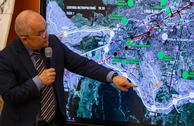 Tronsoanele centurii metropolitane au fost scoase la licitație, potrivit declarației primarului Emil Boc