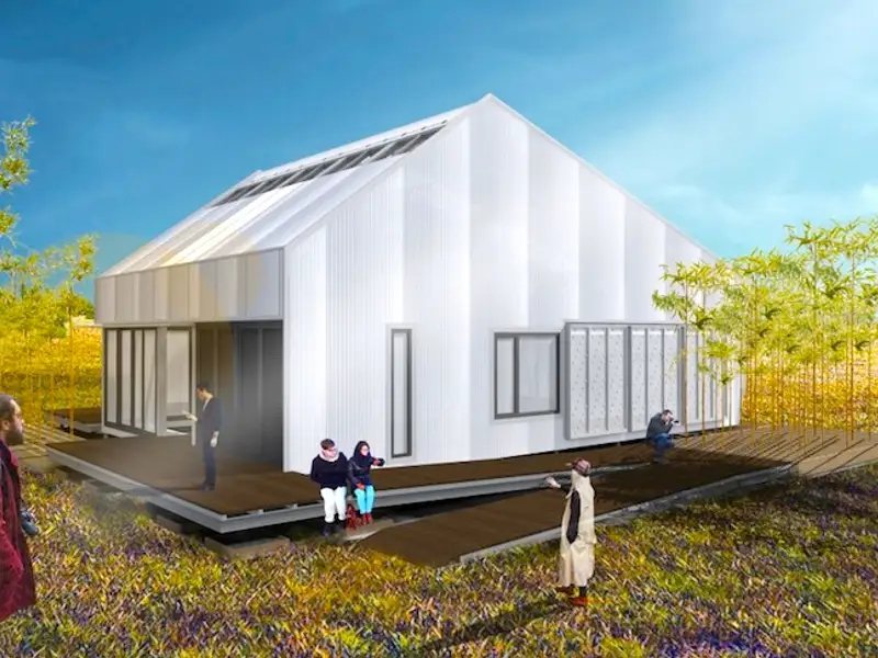 Casa Orhidee eficienta energetic cu un sistem de racire prin evaporare