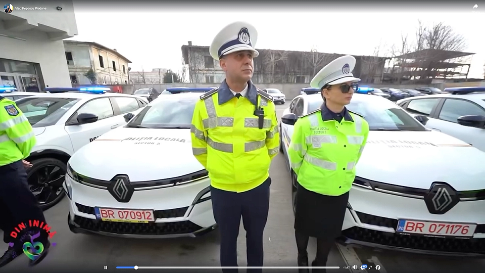 Poliția Locală Sector 5 începe patrularea cu mașini electrice