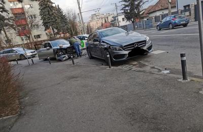 Un accident rutier a avut loc în această dimineață în Cluj-Napoca