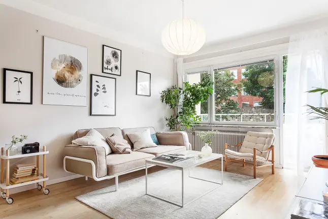 Amenajare in 56 mp – cromatica subtila si minimalism cu influente nordice