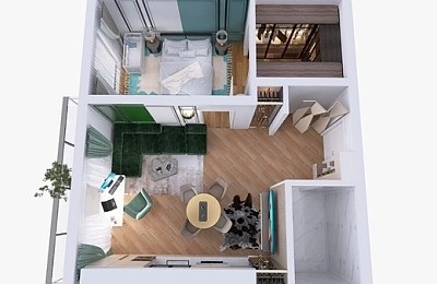 5 idei creative pentru a transforma un colț mic al apartamentului într-un spațiu funcțional