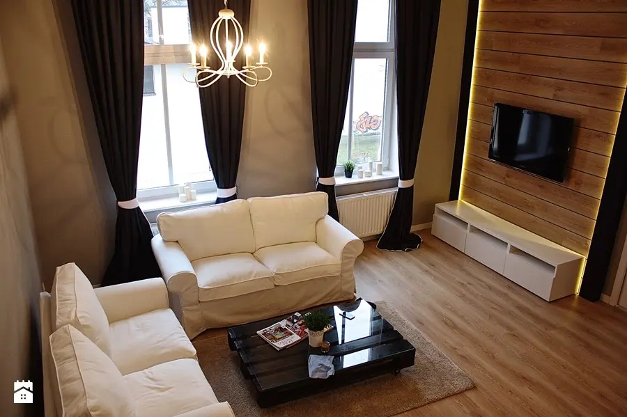 O amenajare contemporana pentru un apartament de 2 camere dintr-un cartier istoric