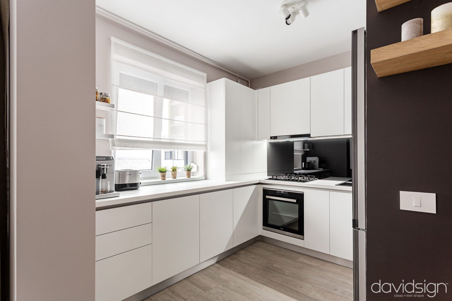 Tonuri neutre dar calduroase  Amenajare apartament 2 camere