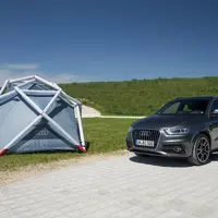 Cortul gonflabil din Audi Q3