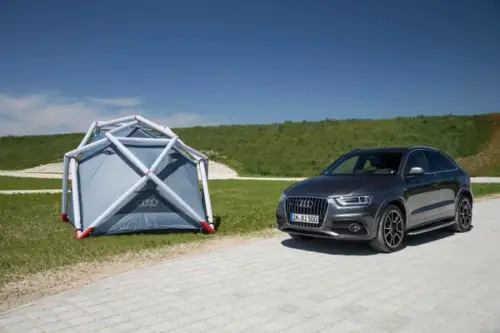 Cortul gonflabil din Audi Q3