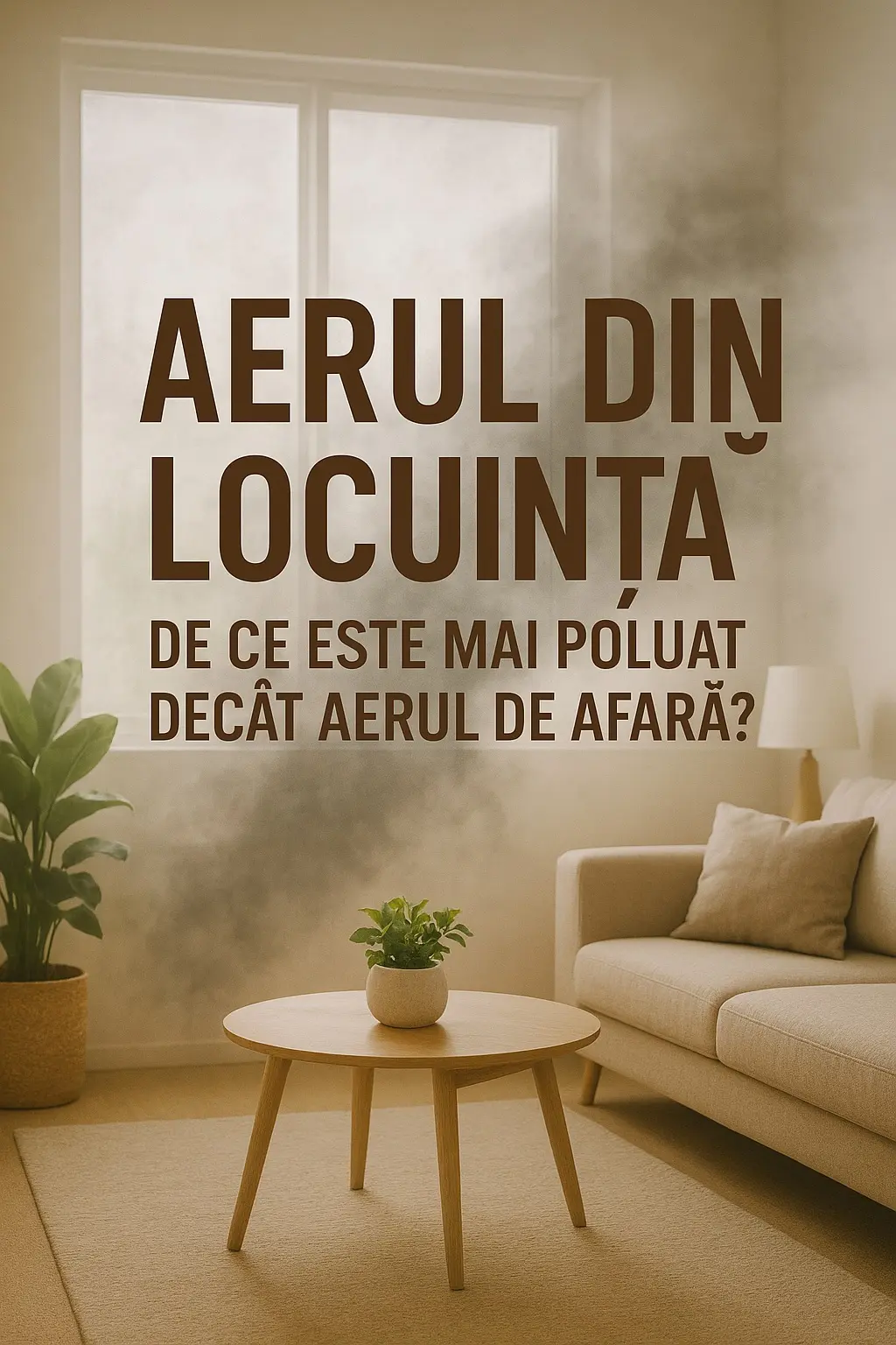 Aerul din locuință. De ce este mai poluat decât cel de afară?