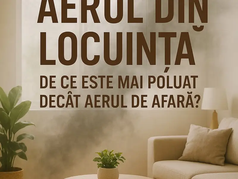 Aerul din locuință. De ce este mai poluat decât cel de afară?