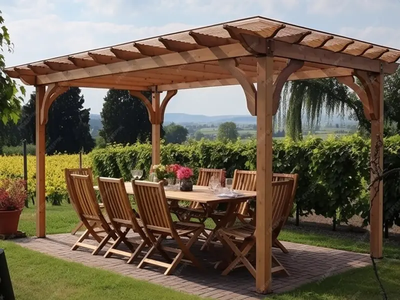 Cum construiești o pergolă în curte: Tot ce trebuie să știi