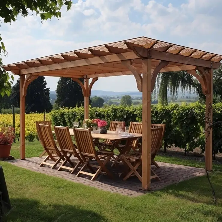 Cum construiești o pergolă în curte: Tot ce trebuie să știi