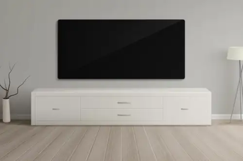 Comoda TV ca element central în designul livingului