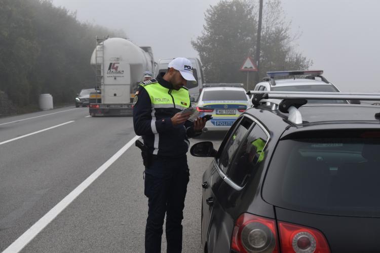 Razie de amploare a polițiștilor de la rutieră, miercuri, 2 octombrie, în municipiul Gherla