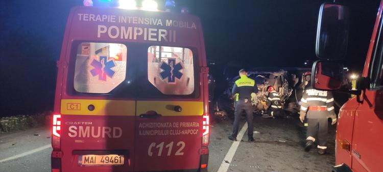 Accident grav, aseară, pe raza localității Șardu, din comuna Sânpaul