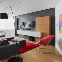 Accente de culoare intr-o amenajare minimalista