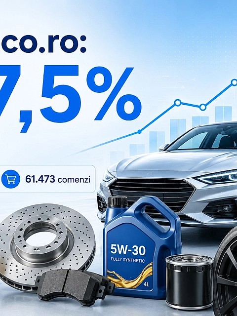 AutoEco.ro crește cu 27,5% în S1 2026,