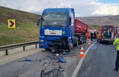 Un grav accident a avut loc miercuri după-amiaza pe Autostrada Transilvania