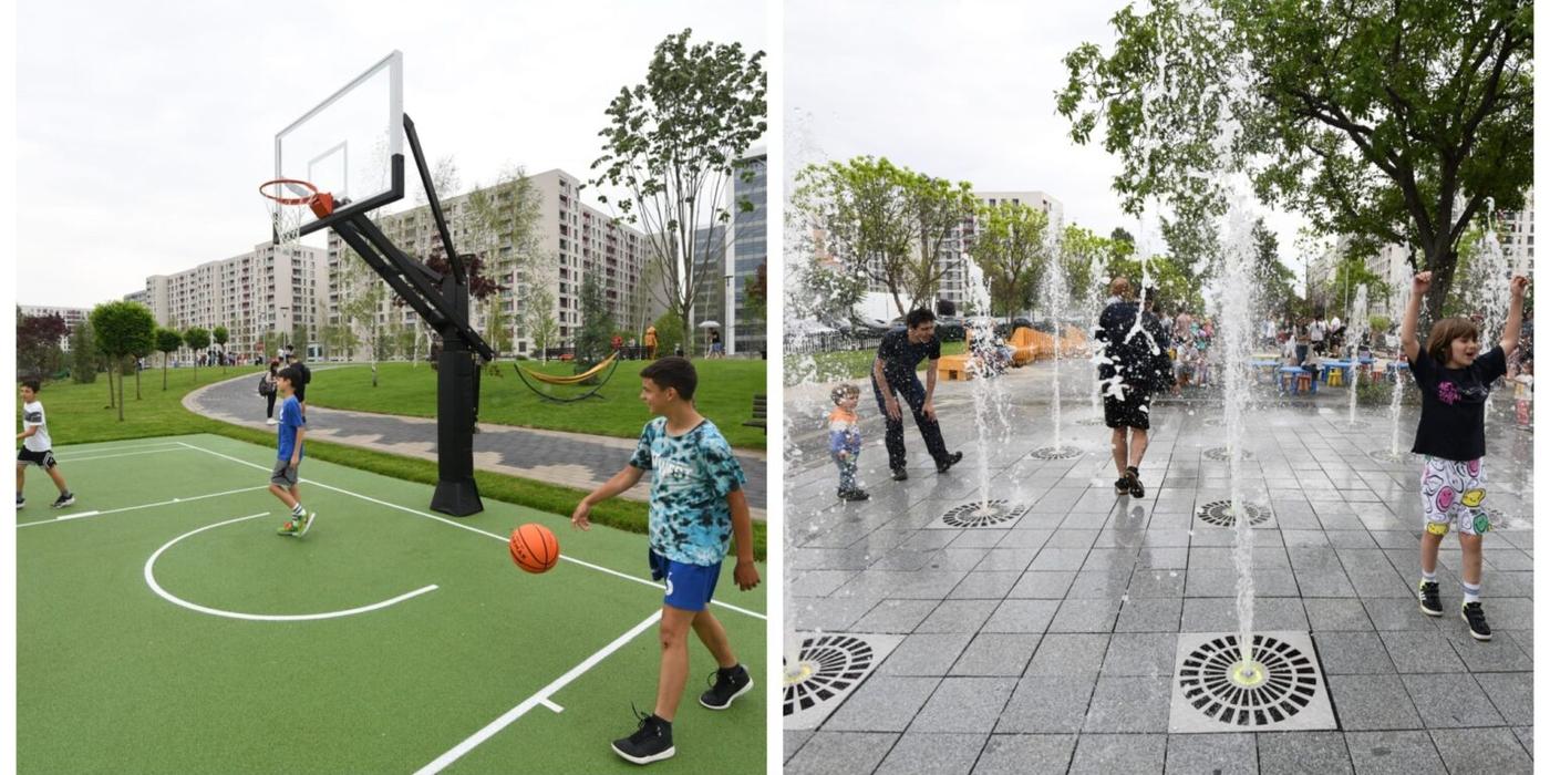 Primarul Sectorului 6 a făcut publice primele imagini de la inaugurarea Parcului Liniei, care a avut loc ieri, 1 iunie