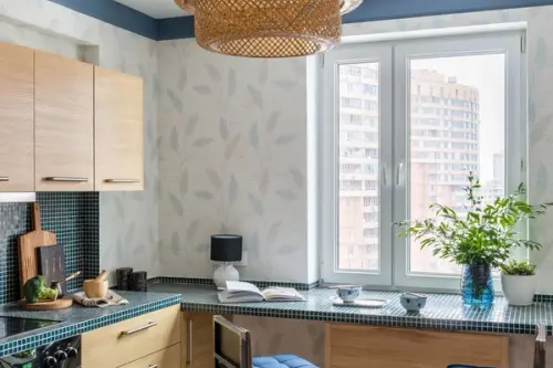 Apartament de 2 camere in care albastrul domina spatiul