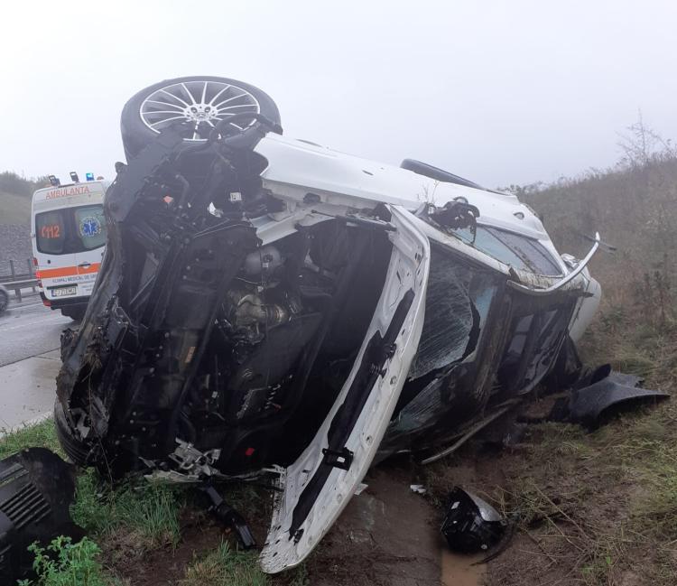 Accident rutier, ieri după-amiază, pe autostrada A3