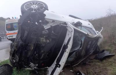 Accident rutier, ieri după-amiază, pe autostrada A3